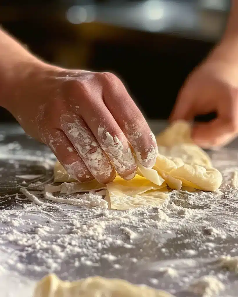 Gourmet Pistachio Croissant That’s Surprisingly Easy 4 Folding croissant dough for lamination