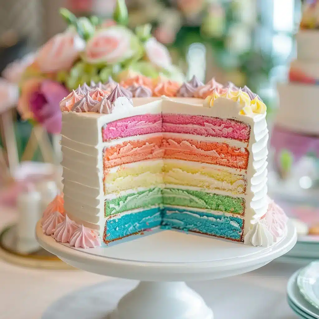 Rainbow Cake Recipe for a Colorful, Crowd-Pleasing Treat 3 rainbow cake2