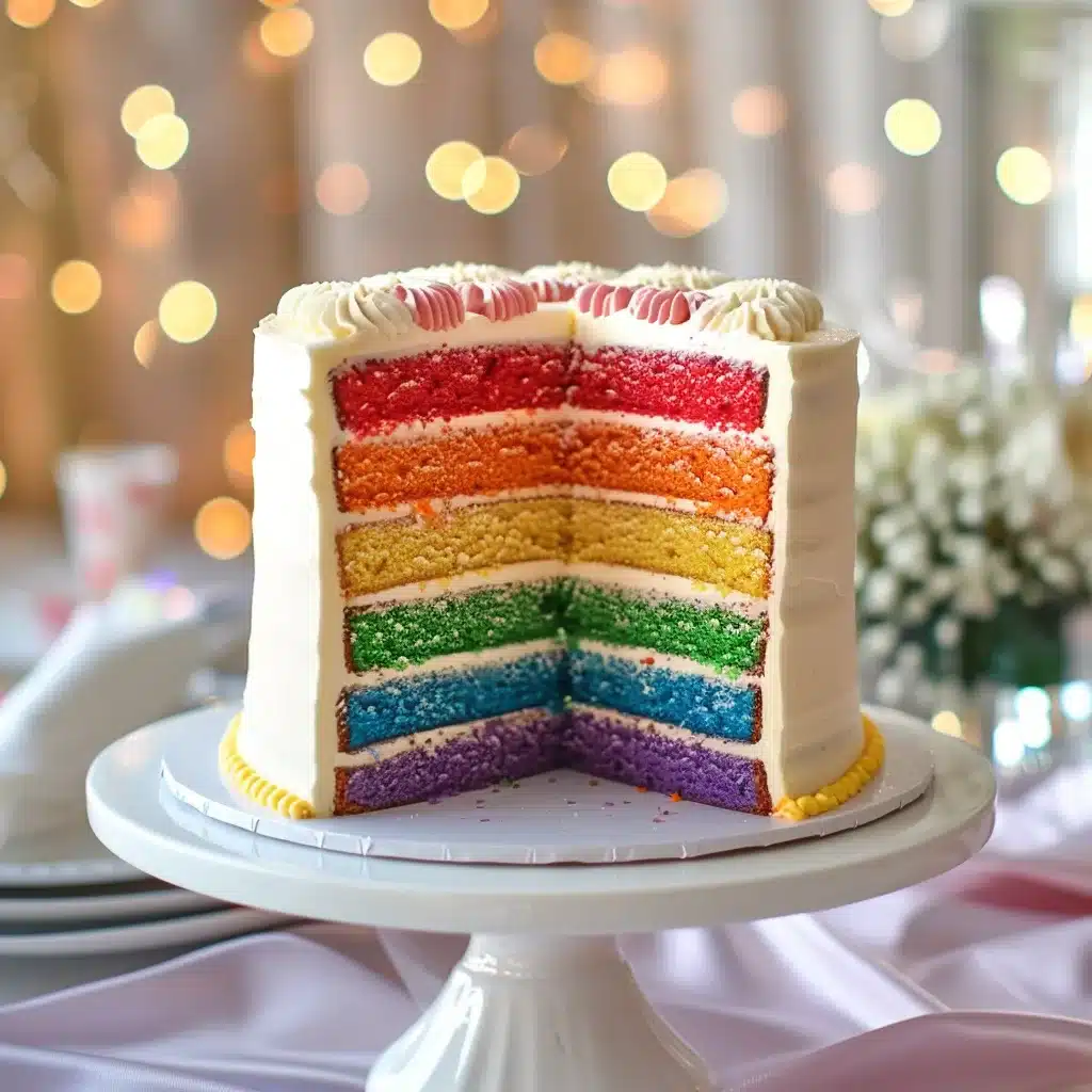 Rainbow Cake Recipe for a Colorful, Crowd-Pleasing Treat 4 rainbow cake3