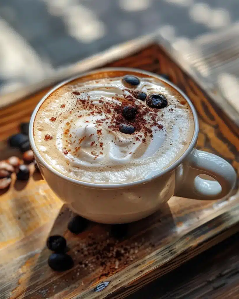 Blueberry Coffee Syrup Recipe That Transforms Basic Into Beautiful 1 Blueberry coffee syrup bottled with coffee cup