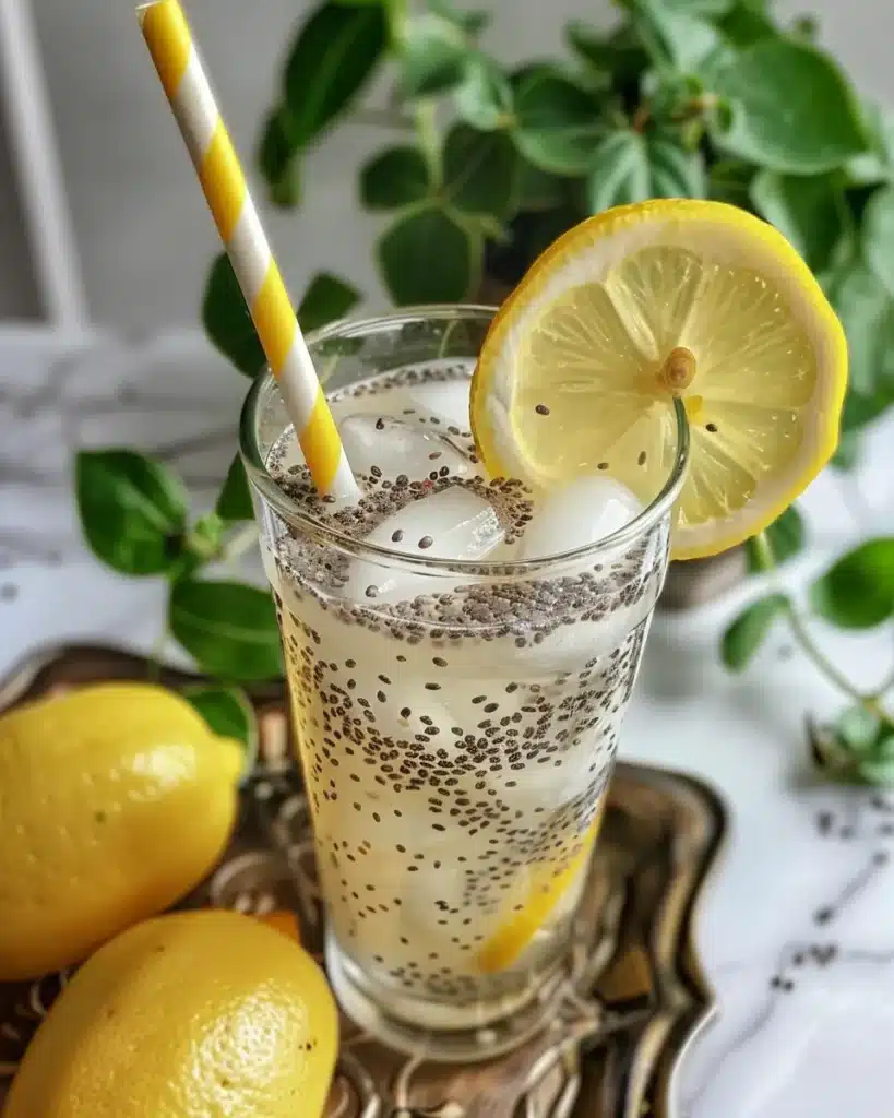 Chia Water Recipe: Simple, Powerful, and Surprisingly Refreshing 4 chia seeds being added to water and stirred