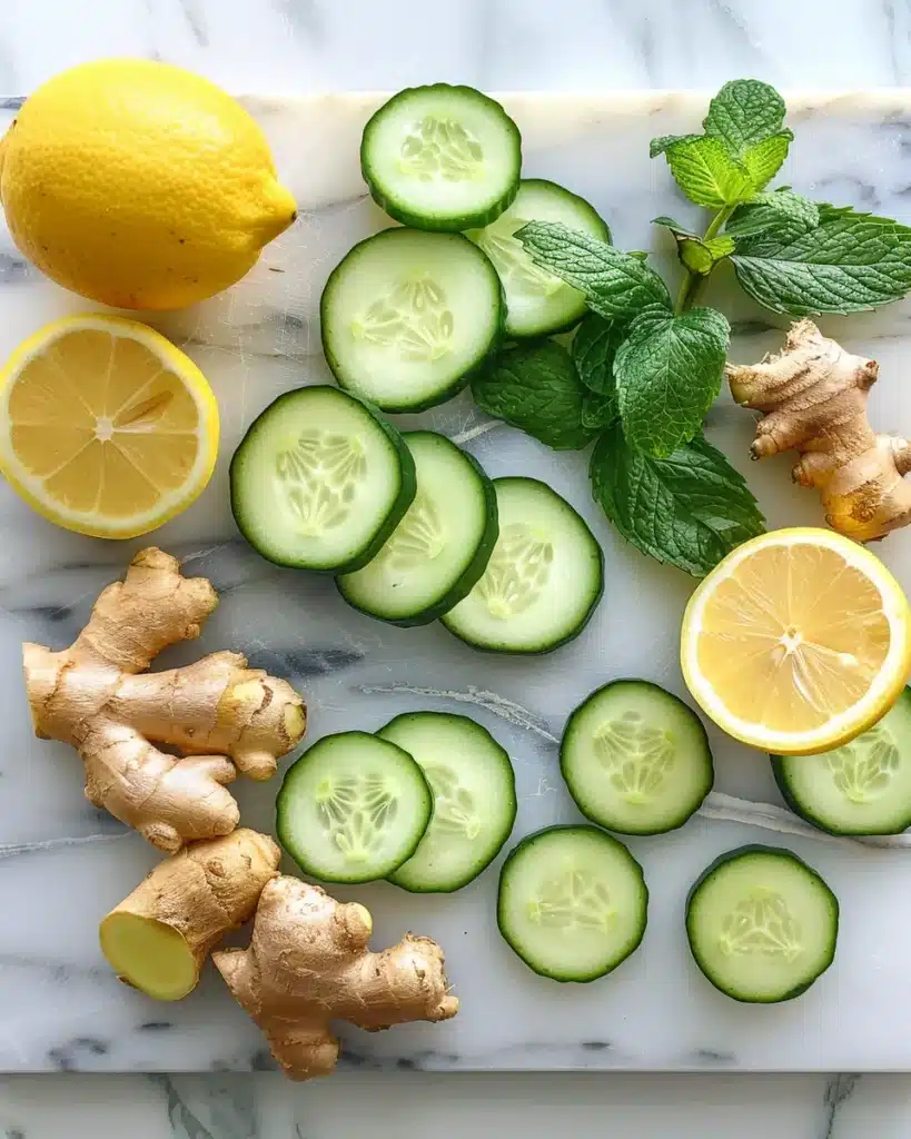 Cucumber Lemon Water: A Remarkable Way to Refresh, Heal & Hydrate 3 ingredients for cucumber lemon detox water