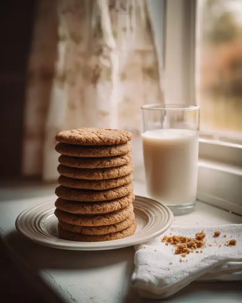 Graham Cracker Cookies That Taste Like Cinnamon Magic 4 served graham cracker cookies with milk