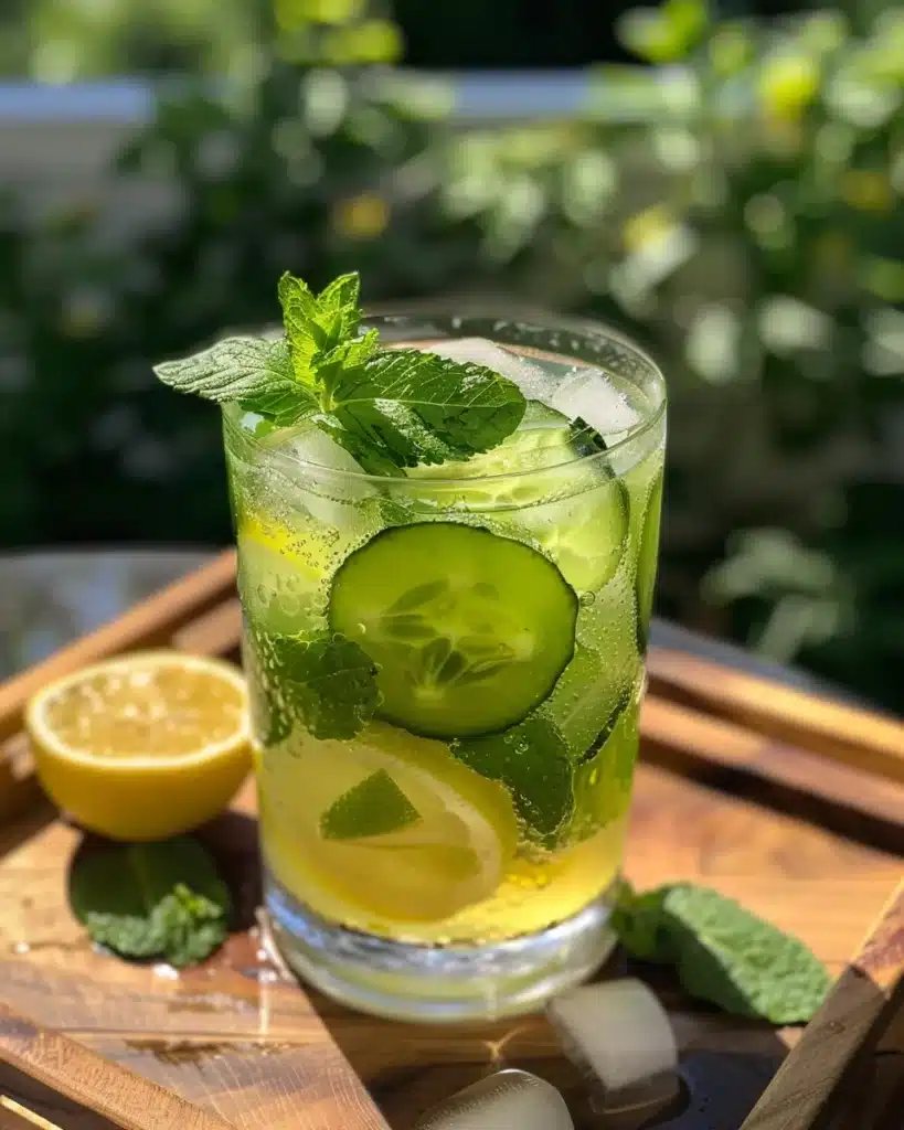 Cucumber Lemon Water: A Remarkable Way to Refresh, Heal & Hydrate 1 pouring water over cucumber lemon slices in pitcher