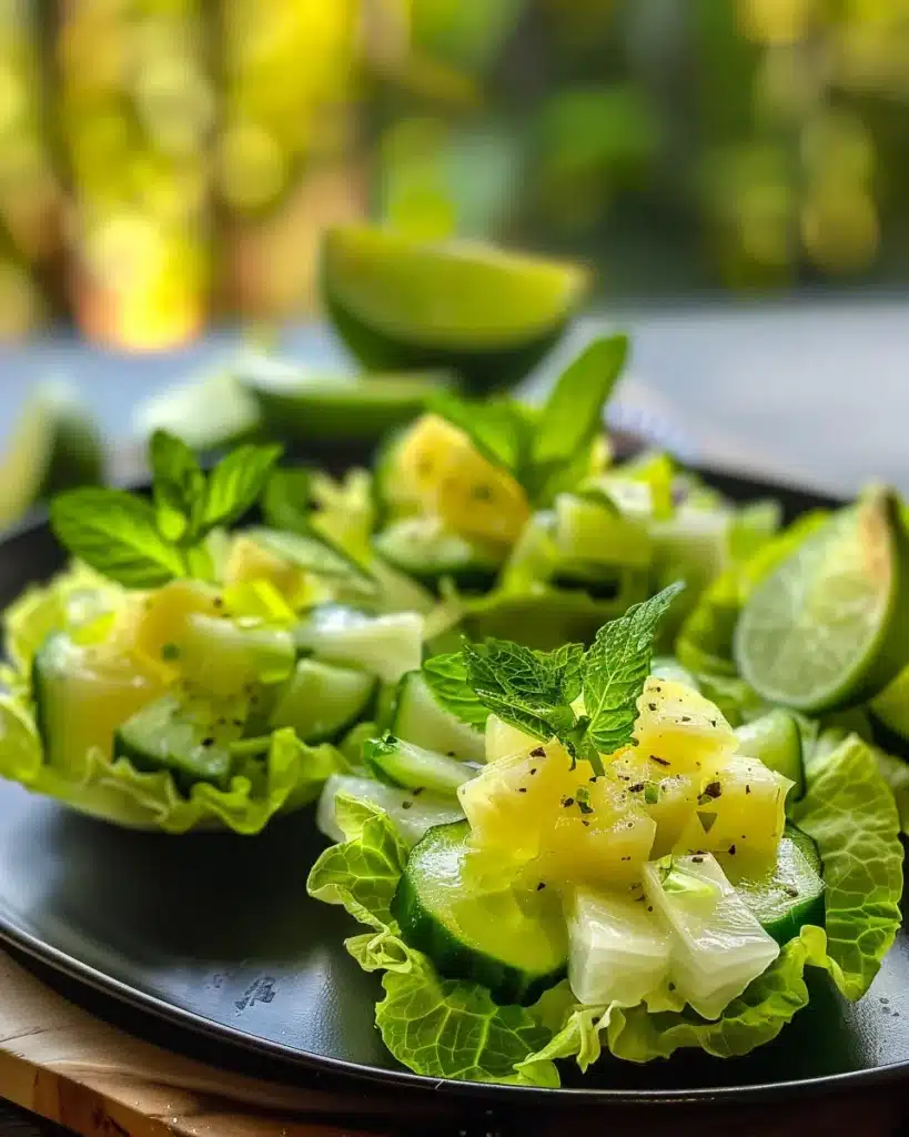 Pineapple Cucumber Salad: Amazing Summer Side You’ll Love 4 Pineapple cucumber salad with recipe card