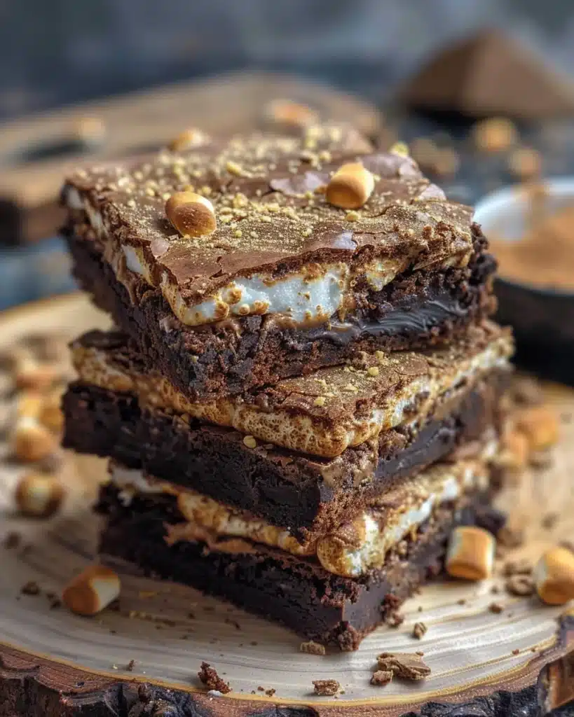 S’mores Brownies: The Ultimate Irresistible Campfire Treat 1 Pouring brownie batter for S’mores Brownies