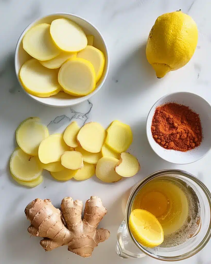 Zepbound Drink Recipe:Stunning 4-Ingredient Fat Cutter You’ll Love 3 Zepbound weight loss drink ingredients flat lay