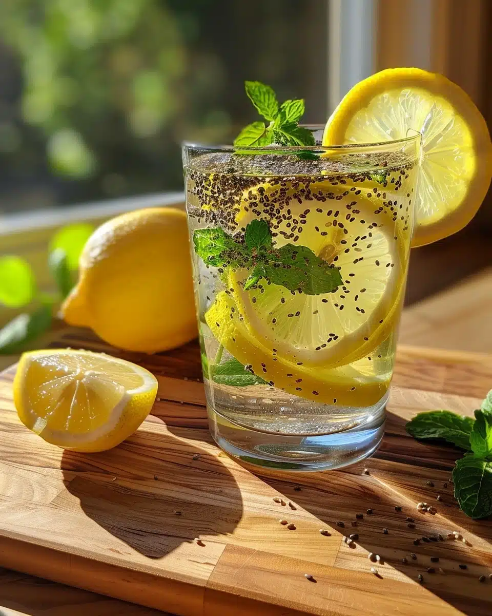 Zepbound Weight Loss Drink: 1 Secret That Works 2 Homemade Zepbound weight loss drink with lemon, chia seeds, and fresh mint for natural detox.