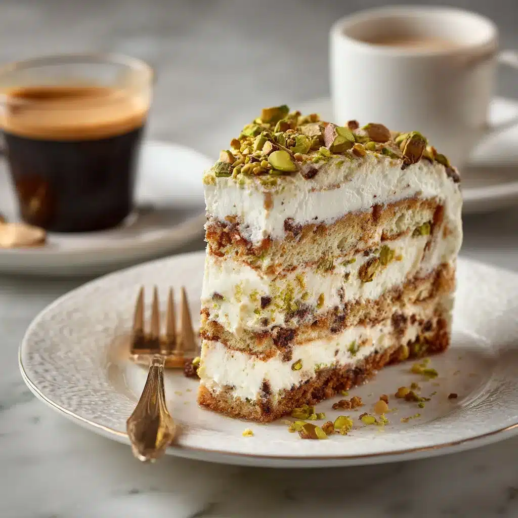 Cannoli Cake Recipe: Stunning & Ultimate Italian Dessert You’ll Love 4 Slice of cannoli cake with ricotta filling and espresso