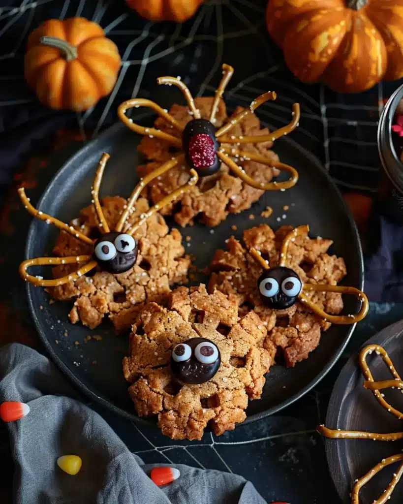 Peanut Butter Halloween Bug Cookies That Kids Love to Make 1 Peanut Butter Halloween Bug Cookies served for Halloween party