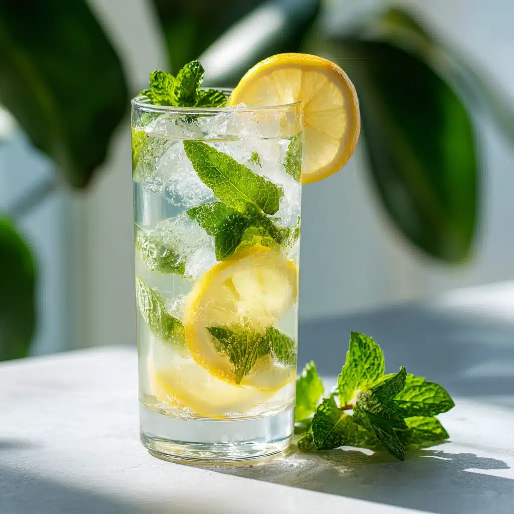 Zepbound Weight Loss Drink: 1 Secret That Works 5 Served glass of Zepbound detox drink with mint and lemon