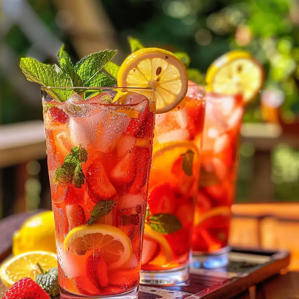How to Make Strawberry Lemonade: Easy, Fresh & Absolutely Irresistible 1 Strawberry lemonade in glasses with mint and lemon