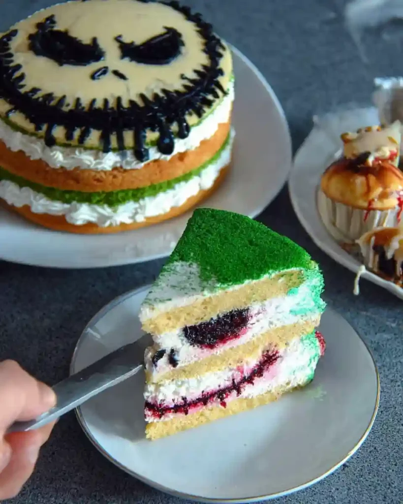 2 Mini Nightmare Before Christmas Sponge Cakes 5 Finished 2 Mini Nightmare Before Christmas Sponge Cakes