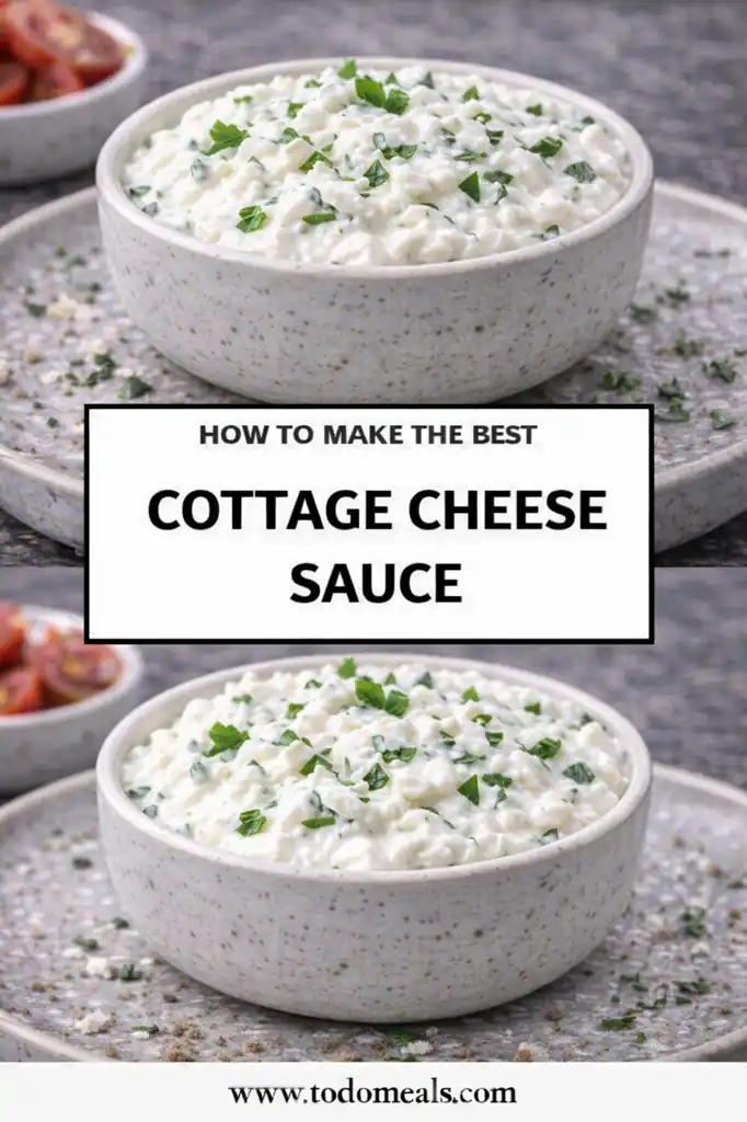 Cottage Cheese Sauce 1 cottage cheese sauce