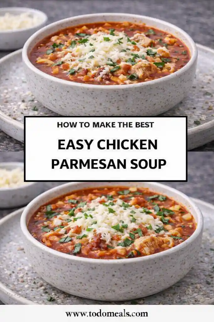 Easy Chicken Parmesan Soup 1 easy chicken parmesan soup