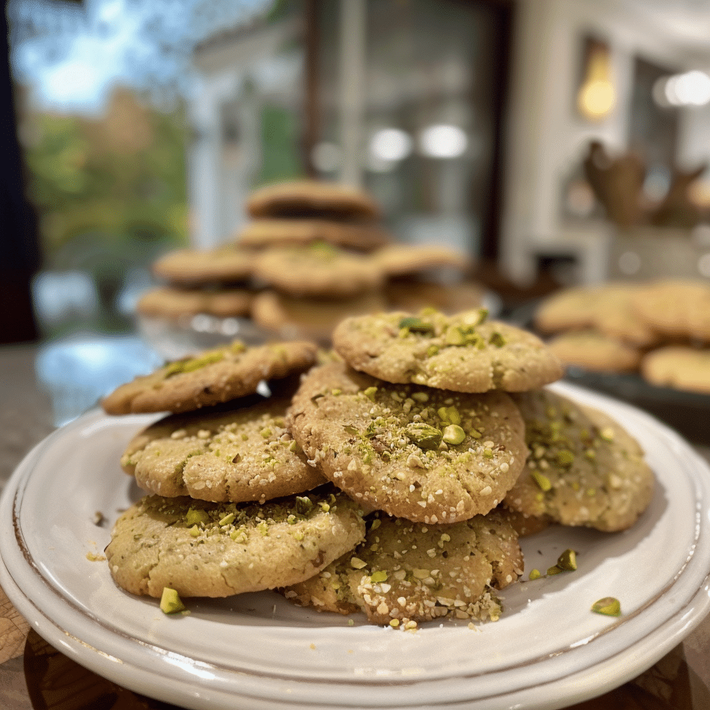 Italian Pistachio Cookies No Flour 1 Italian Pistachio Cookies No Flour