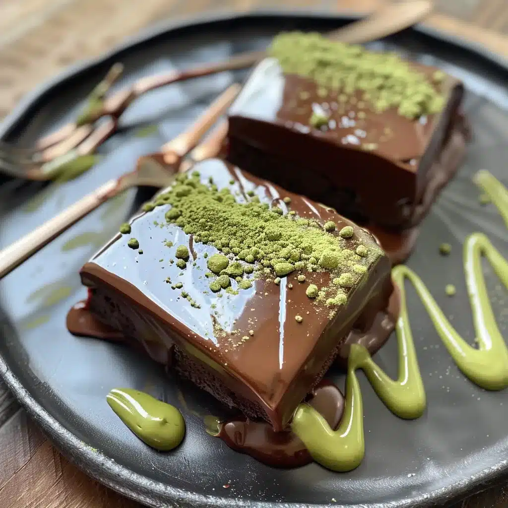 Chocolate Matcha Ganache 1 Chocolate Matcha Ganache