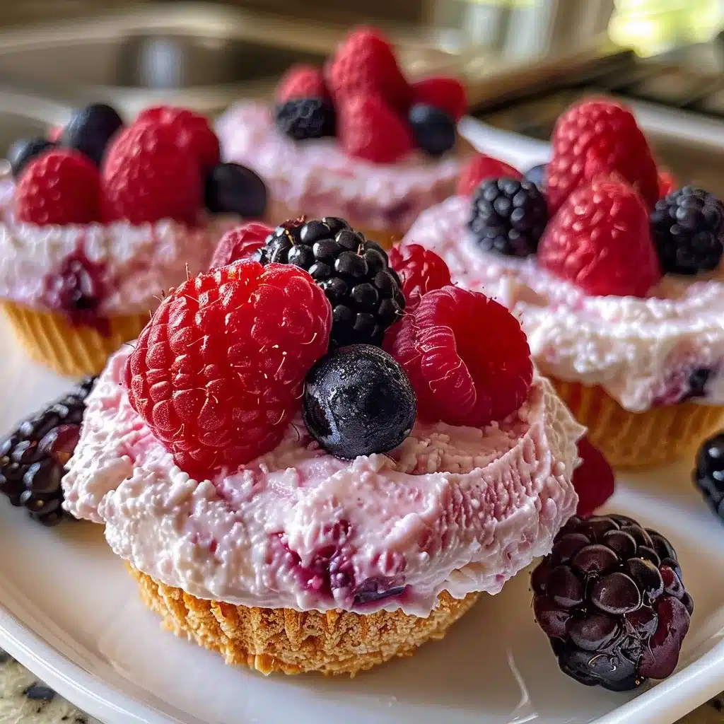 No-Bake High-Protein Cottage Cheese Berry Cheesecake Cups 1 No-Bake High-Protein Cottage Cheese Berry Cheesecake Cups