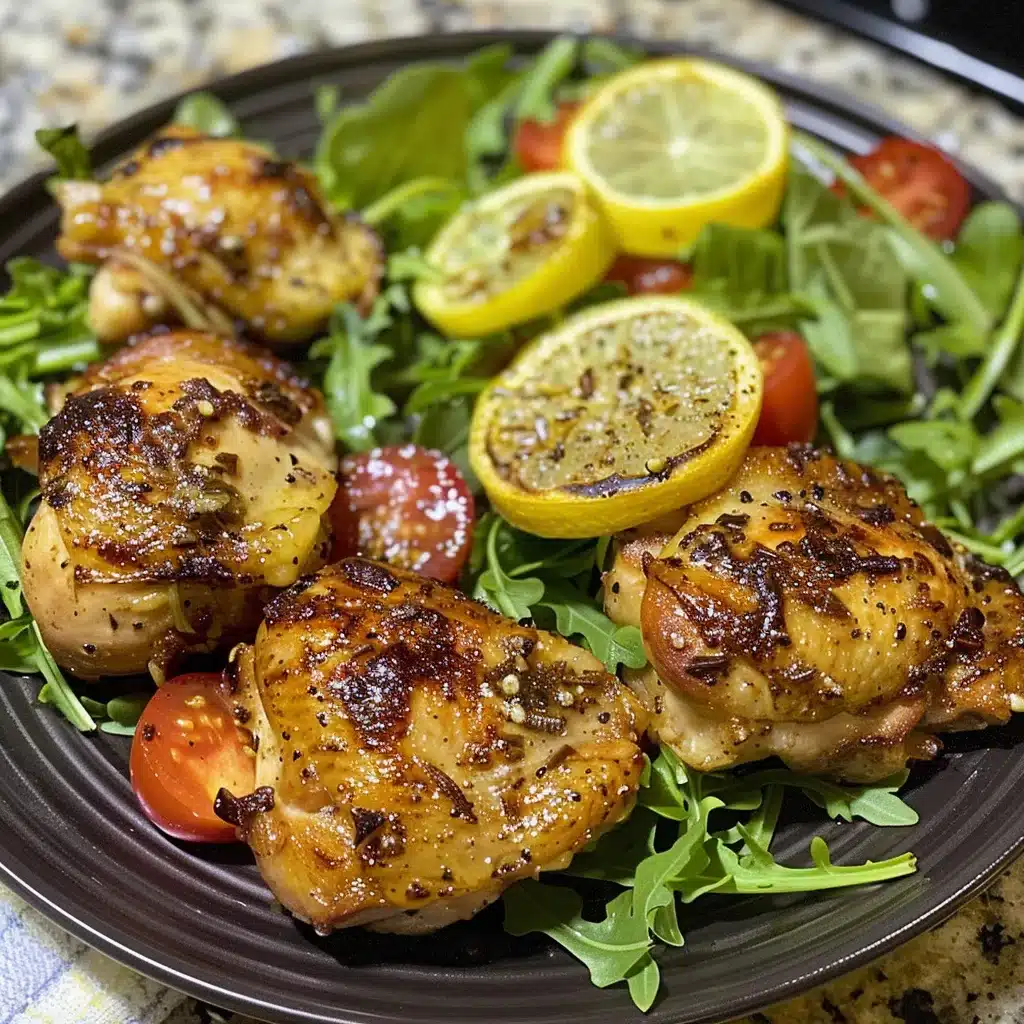 Lemon-Garlic Chicken + Salad Recipe 1 Lemon-Garlic Chicken + Salad Recipe