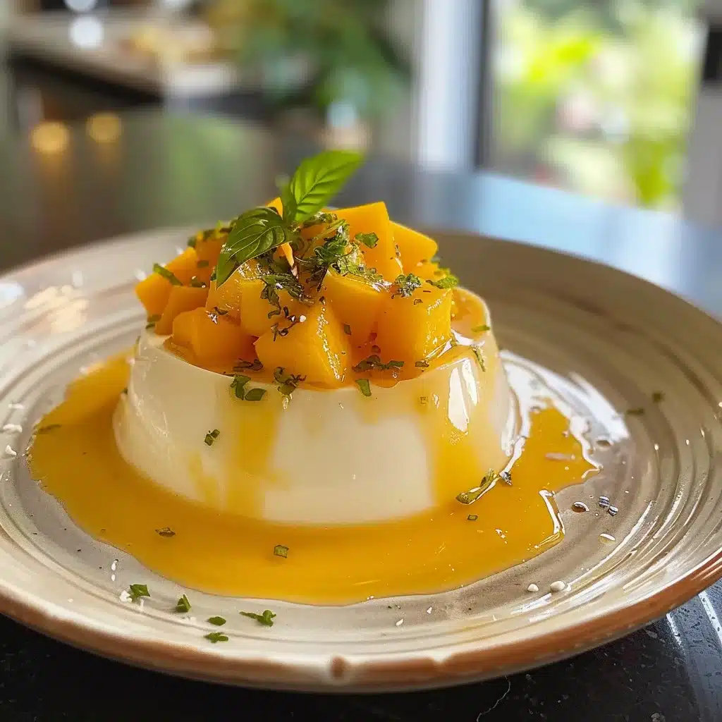 Tropical Mango Coconut Panna Cotta 1 Tropical Mango Coconut Panna Cotta