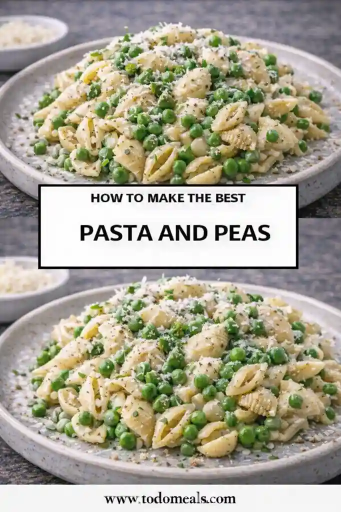 Authentic Pasta e Piselli 1 pasta and peas