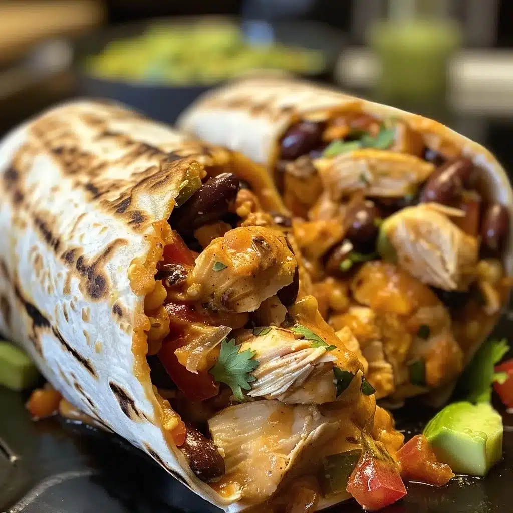 High Protein Chicken Burrito (Quick and Easy Recipe) 1 High Protein Chicken Burrito (Quick and Easy Recipe)