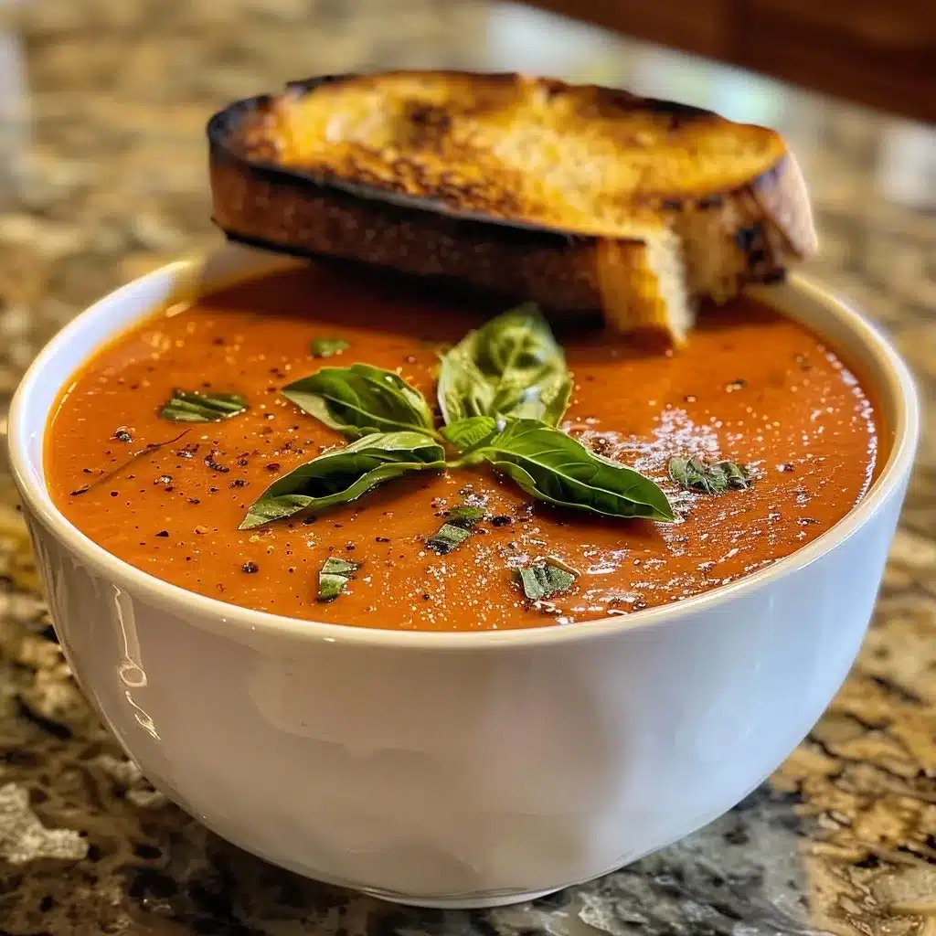 Easy Roasted Tomato Basil Soup Recipe for Home Chefs