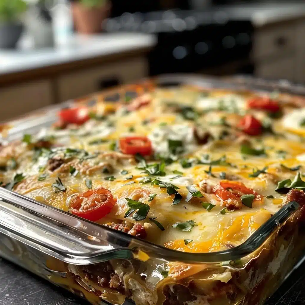Juicy Mouthwatering Delicious Overnight Breakfast Lasagna 1 Juicy Mouthwatering Delicious Overnight Breakfast Lasagna