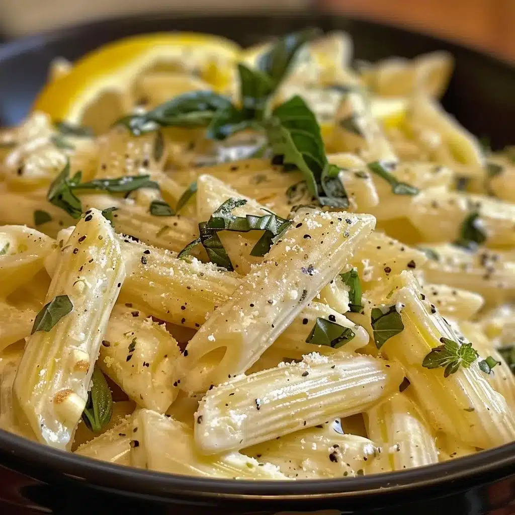 Creamy Lemon Basil Pasta Perfect for Fall Weeknight Dinners