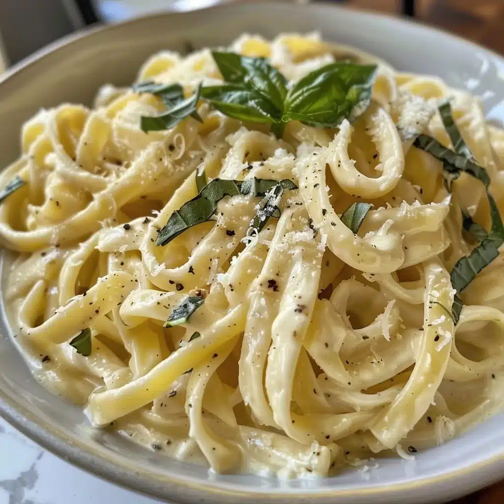 Creamy Lemon Basil Pasta Perfect for Fall Weeknight