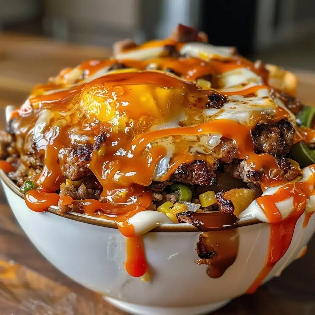 Savory Smash Burger Bowl Recipe | Low Carb Burger Bowl with Special Sauce