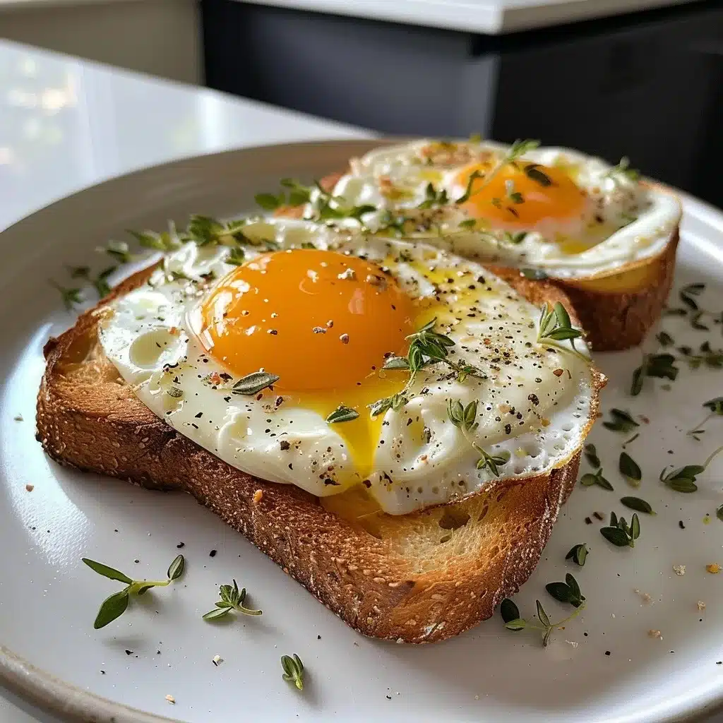 Buttery Egg And Ricotta Toast For Breakfast