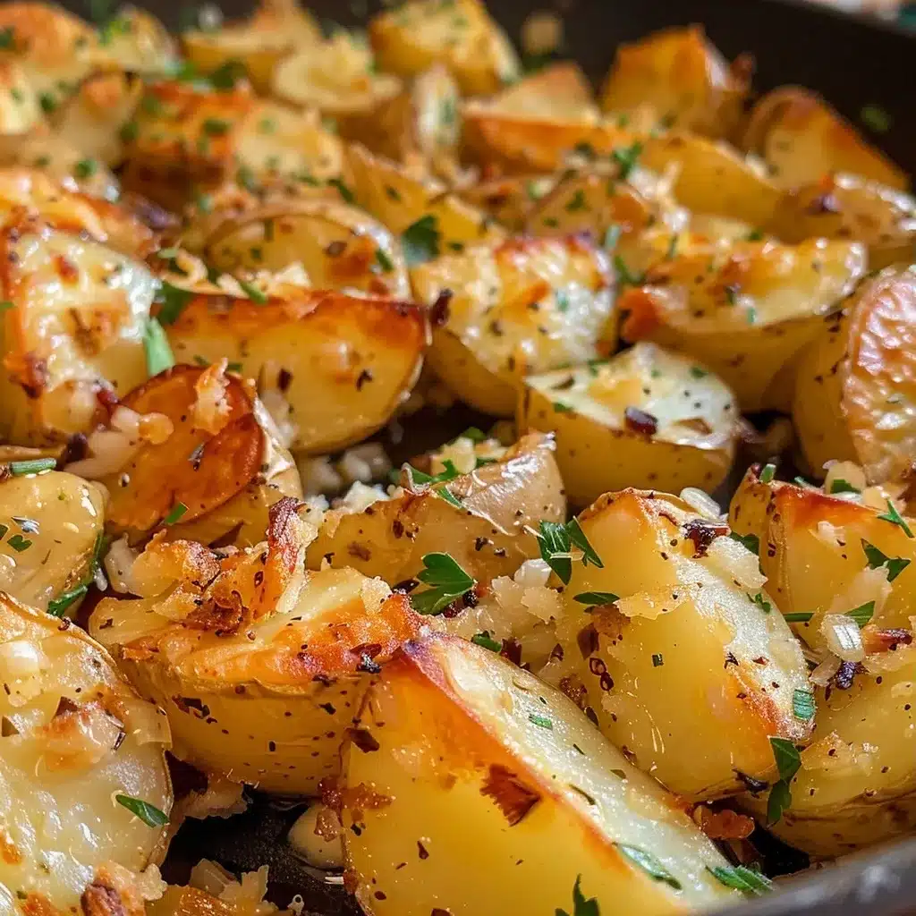 Crispy Garlic Butter Potatoes – The Perfect Fall Side Dish