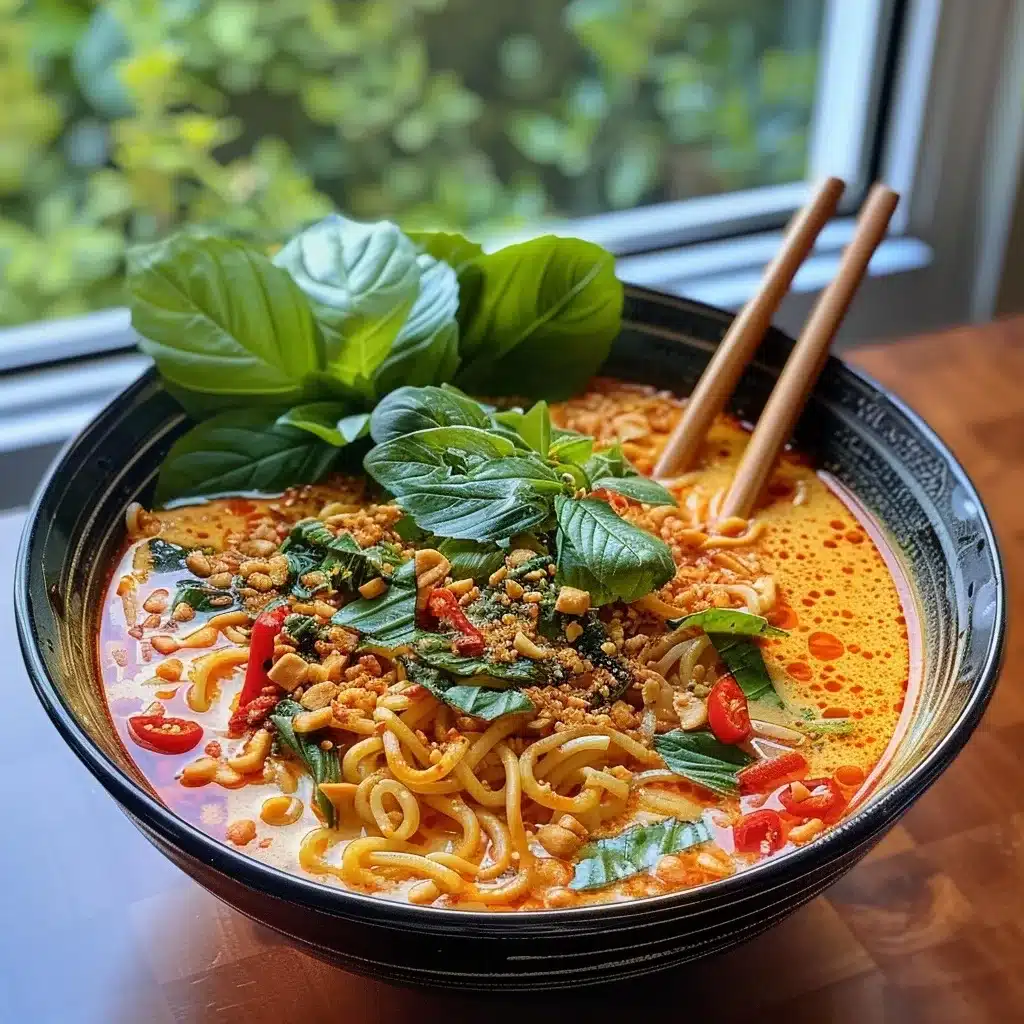 Spicy Thai Red Curry Noodle Soup Recipe