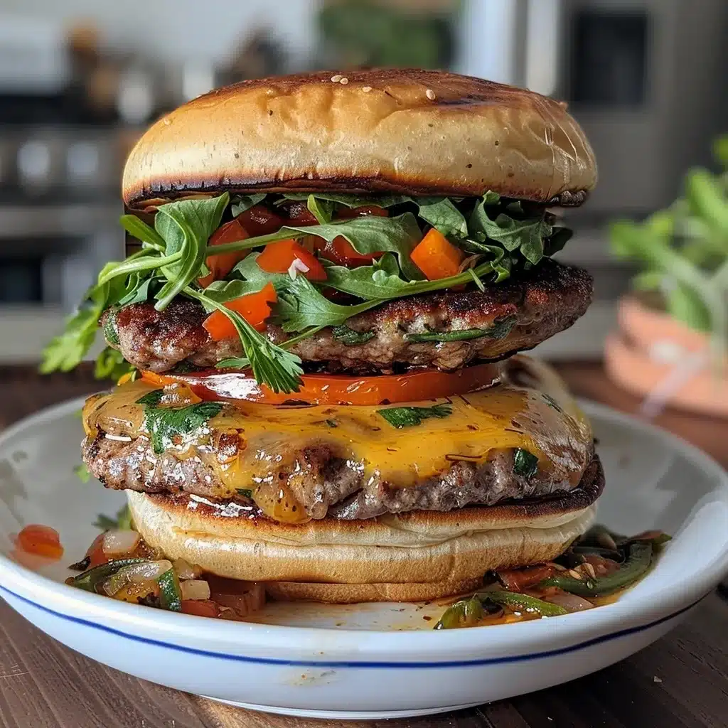 Quick and Easy Smashed Tortilla Burger Recipe