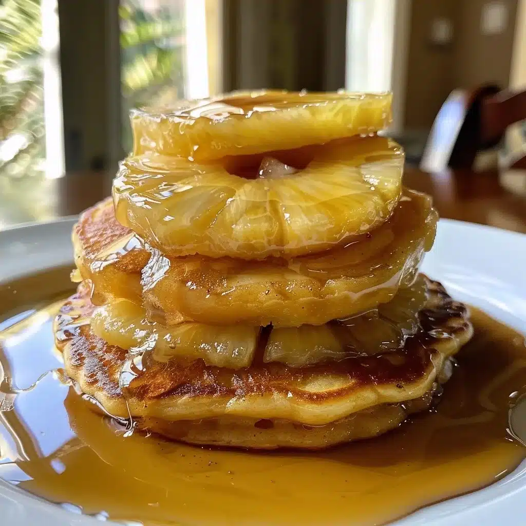 Pineapple Upside Down Pancakes: Morning Breakfast