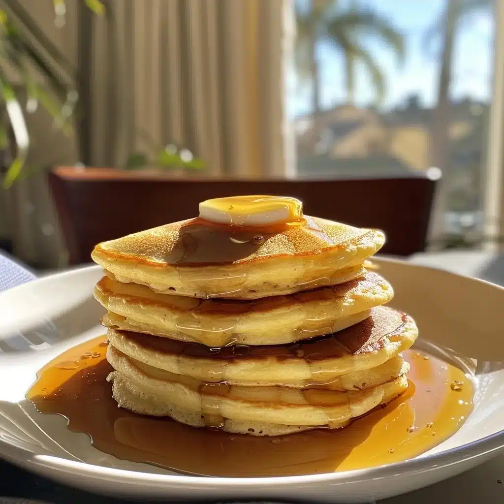 Fluffy Vanilla Cinnamon Buttermilk Pancakes Recipe