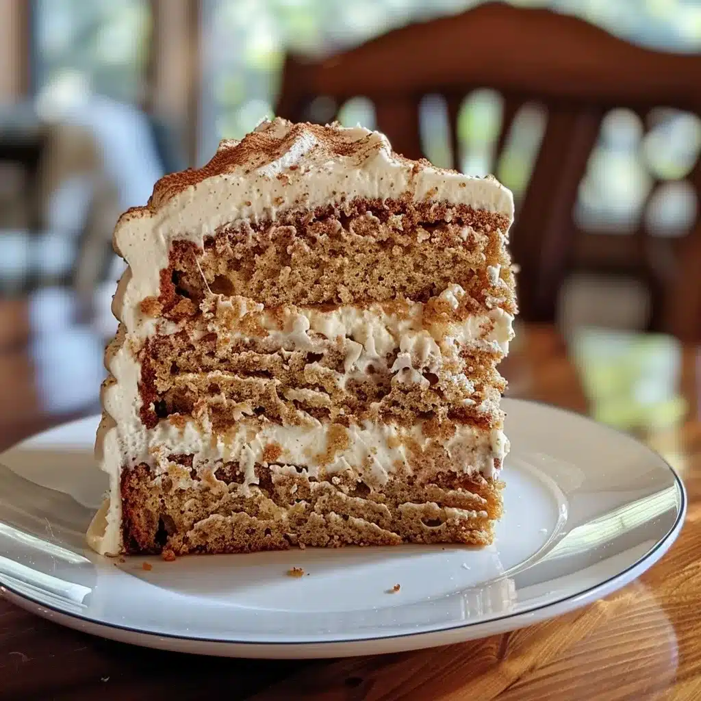 Apple Spice Cake with Cinnamon Vanilla Buttercream