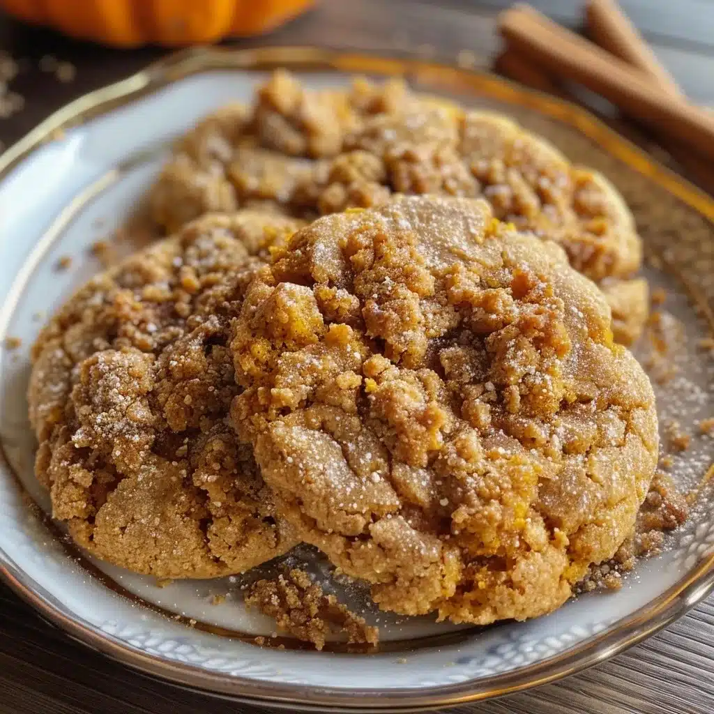 Pumpkin Cinnamon Crumble Cookies Recipe