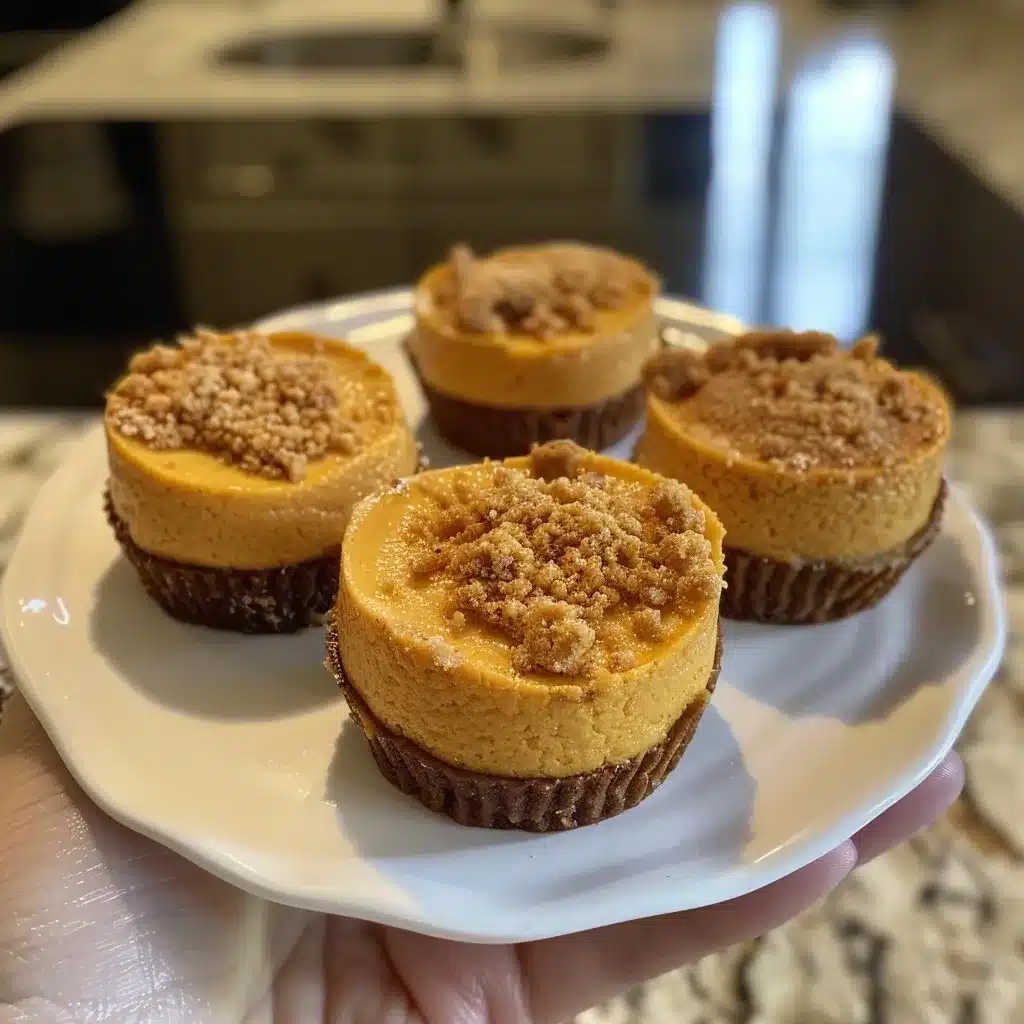 Easy No Bake Pumpkin Cheesecake Bites for Fall