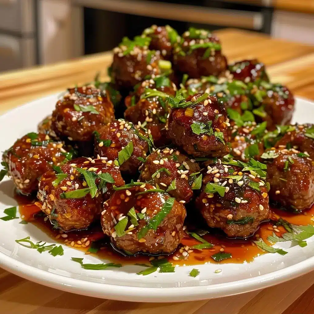 Juicy Mouthwatering Delicious Honey Garlic Beef Meatballs