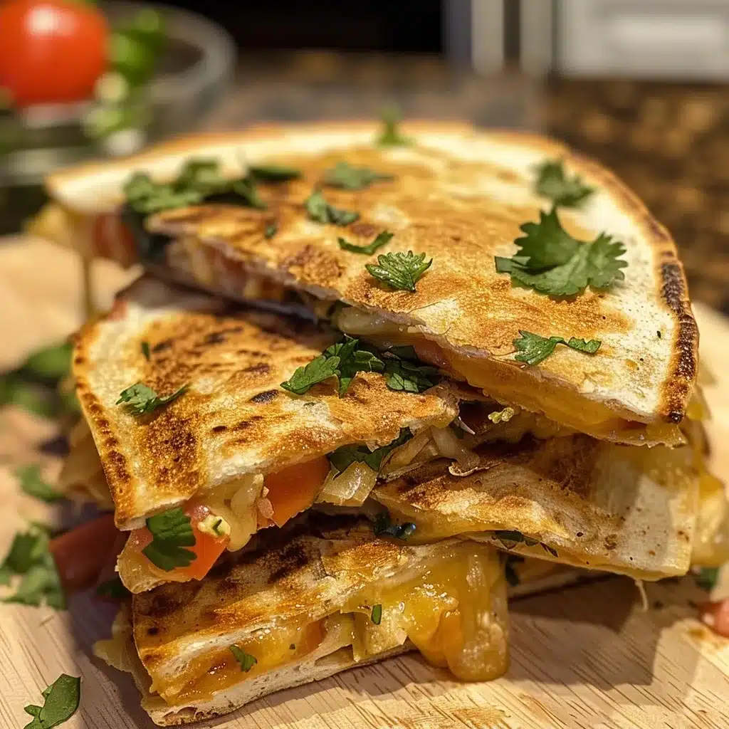 Juicy Mouthwatering Delicious Homemade Chicken Quesadillas