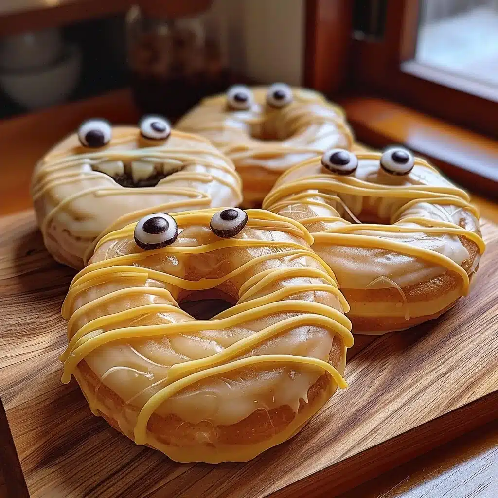 Juicy mouthwatering delicious Mummy Doughnuts Recipe