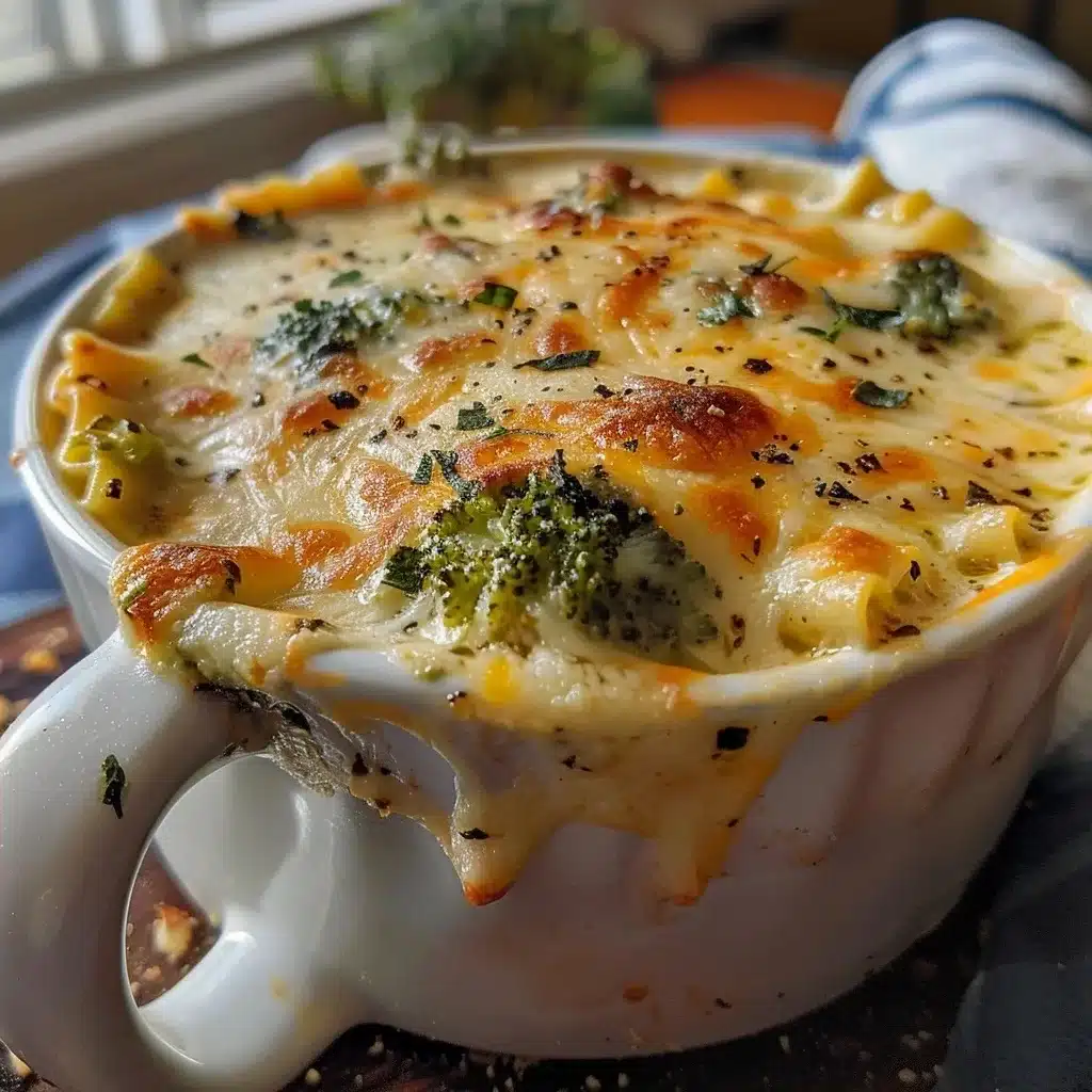 Juicy Mouthwatering Delicious Broccoli Cheddar Lasagna Soup