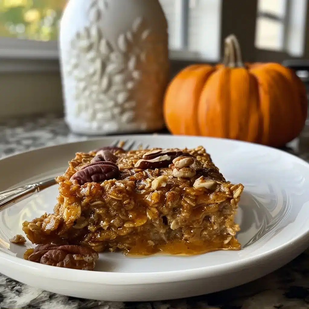 Pumpkin Baked Oatmeal Easy Healthy Fall Breakfast