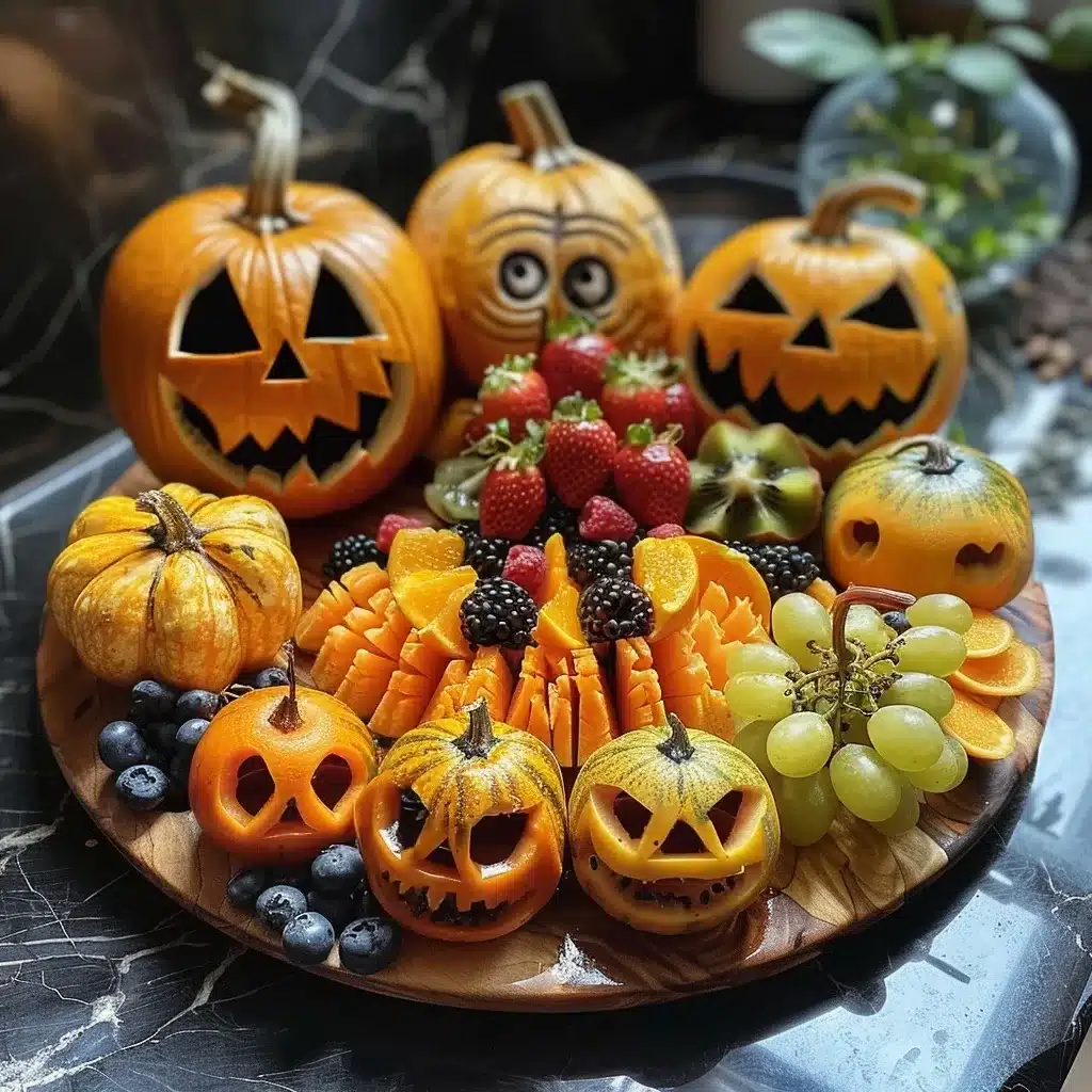 Halloween Fruit Platter Ideas for Healthy Parties