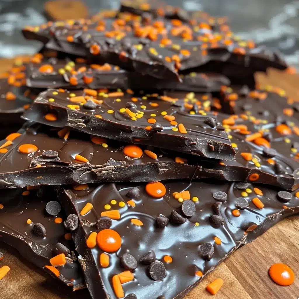 Halloween Chocolate Bark: Easy Homemade Festive Treat