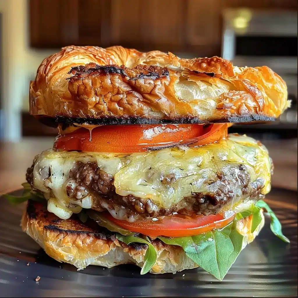 Croissant Smashed Burger Recipe For A Gourmet Twist