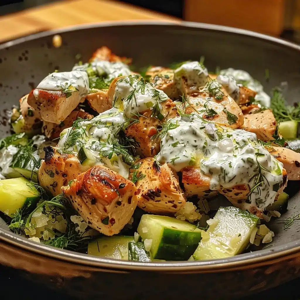 Greek Tzatziki Chicken Salad: A Fresh Healthy Recipe