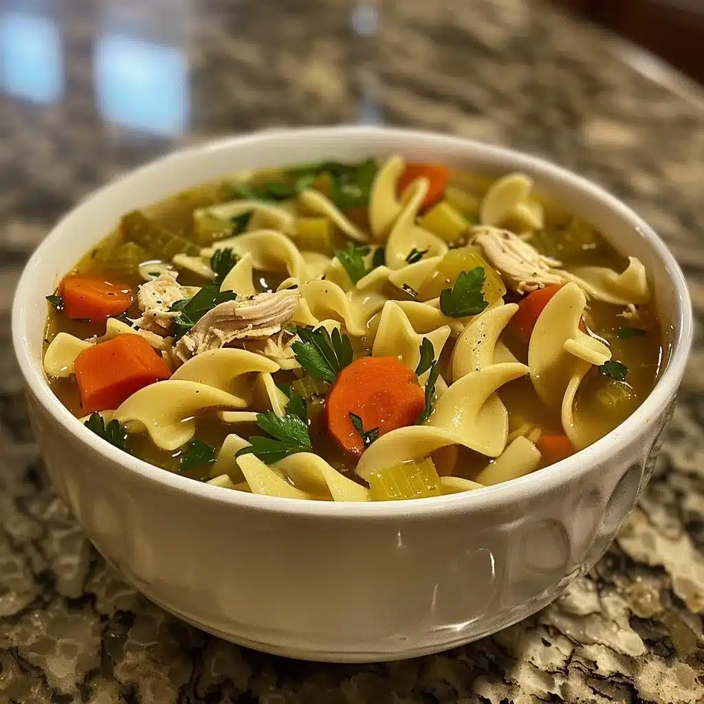 Chicken Noodle Soup Recipe for Hearty Homemade Comfort